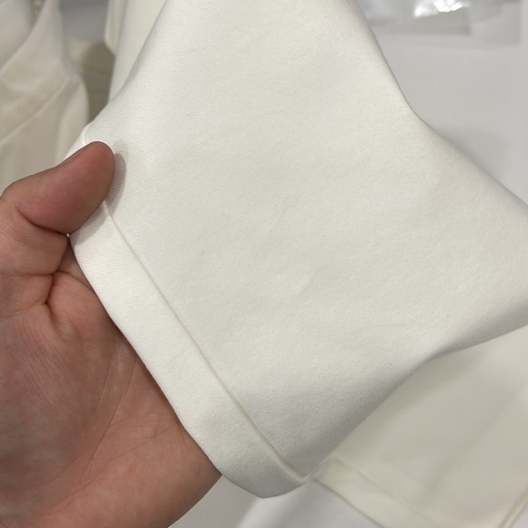 Theory Thanel Approach Cropped Pants in White Size 6 - Picture 11 of 13